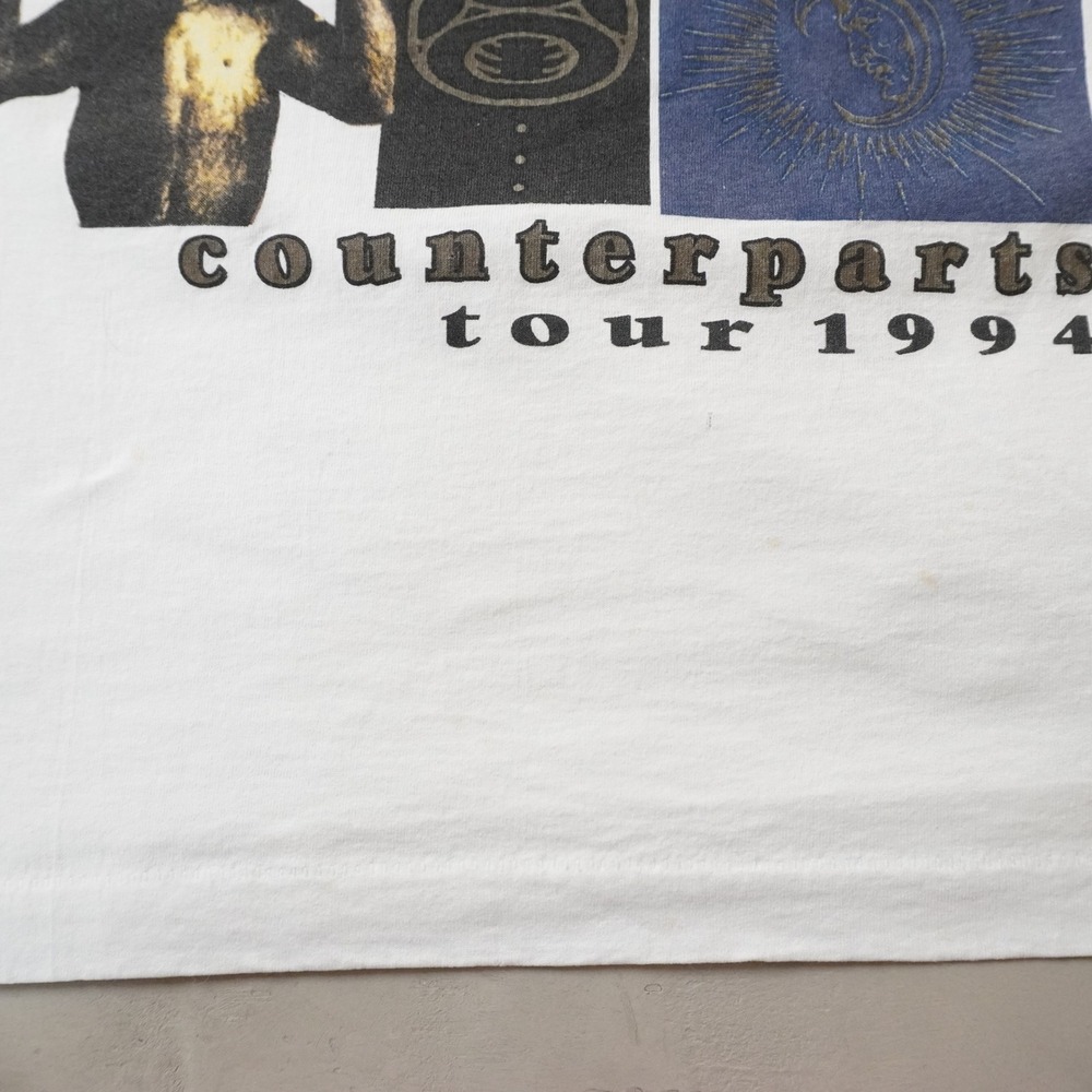 Vintage Rush Counterparts Tour 1994 T-Shirt XL Mens W… - Gem